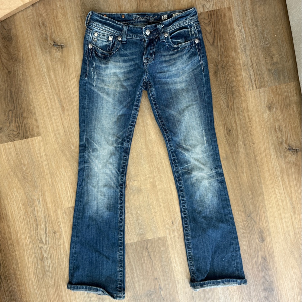 Miss Me Dark Blue Skinny Jeans